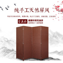 Jinyalong Chinese folding mobile solid wood screen office living room bedroom dining room hotel porch partition customization