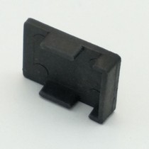 Heat insulation gasket heat insulation aluminum alloy broken bridge window curtain wall installation glass clamp support high block door and window accessories