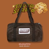 Outlet Single European and American Spice Girls Cafe Antique Light Cylinder Hand Single Shoulder Bag Large Capacity Portable Fitness Travel Bag