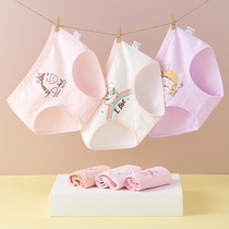 Class a pure cotton girls  underwear triangle childrens four corners little girl boxer shorts summer thin mid-size childrens baby