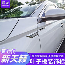 2019-2021 Tianlai body fender decorative standard Seventh generation new Tianlai modified exterior side standard fender