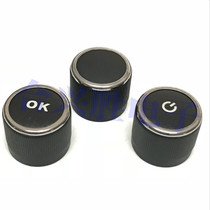 Universal D-type 6mm inner hole exquisite car navigation audio CD volume knob hat OK boot icon