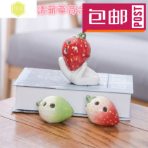 6 hole Ocarina beginner middle tone C tune childrens toy style strawberry fruit Ocarina primary school student graduation gift