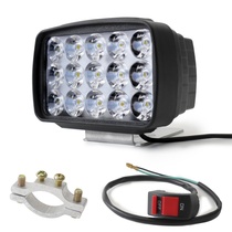 Motorcycle far and near Light big light electric car strong light spotlight external installation bright LED lens spotlight street lamp