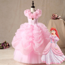 Childrens dress Princess dress girl Belle Cinderella Snow White Aisha Anna Sleeping Beauty Sophia skirt