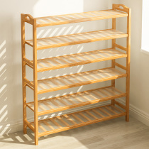 Door shoe cabinet dormitory shoe rack wooden multi-layer household shoe shelf simple Net red storage bedroom dust-proof mop shoe rack