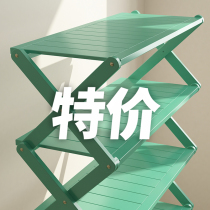 Multi-Storey household storage dormitory economy door simple dustproof-free installation foldable small shoe cabinet shoe shelf