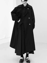 GARBASTES Yaoshi Yamamoto Dark Wind Double Breasted Trench Coat Coat for Men and Women Original Design Dangers Top