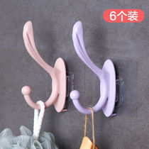Cloakhood hook-free door hall wall-mounted Creative Nordic single viscose Wall hook No-mark adhesive hook