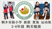 Hangzhou Shixing clothing Tongxiang Experimental Primary School 2-6 grade summer sports uniform special shoot###