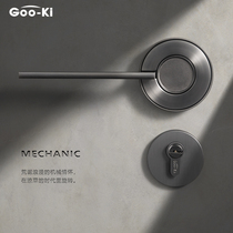 Gooqi modern Nordic door lock bedroom door lock magnetic mute door lock indoor simple household general type