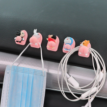 Vehicular small hook in-car front cartoon seat back-upholstered hanger car decorated with accessories Grand full woman