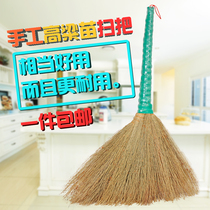 Handmade broom sorghum old-fashioned single ordinary non-stick hair hard coarse hair factory workshop special Wholesale
