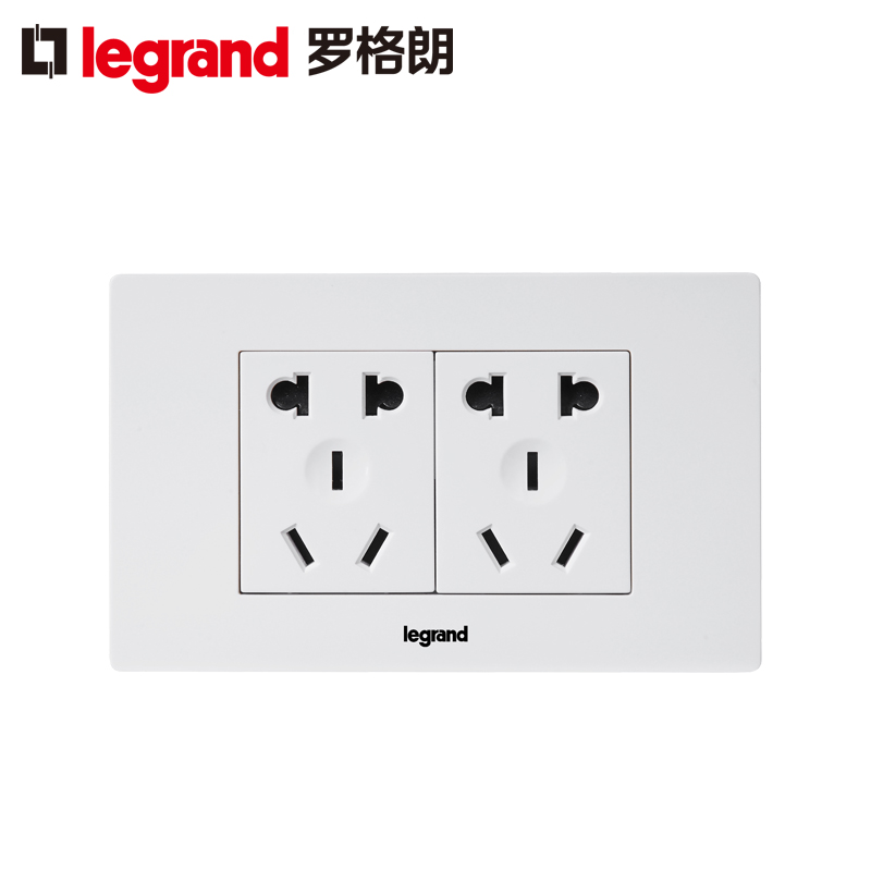 Legrand 118 type 10 hole socket panel is still super wind original 6 hole six hole multi-function two five-hole wall power supply