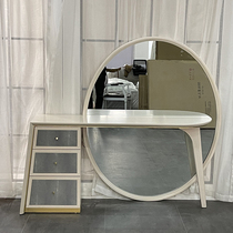 Postmodern light luxury solid wood dresser Simple bedroom makeup table Net red ins wind dresser storage cabinet one