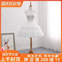 cosplay daily Fishbone skirt support adjustable violence Carmen lolita petticoat lolita soft sister skirt