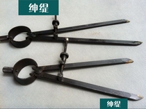 Alloy spring compass fitter planning industrial compass drawing gauge Yuan garden gauge 150 200 250 300