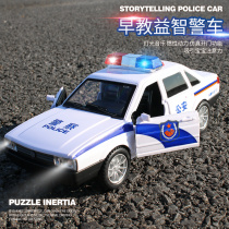 Childrens toy police car big number car model baby 2-year-old 3 boys police car boy bus ambulance