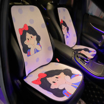 Car cushion single-piece cute goddess winter ins Net red car Four Seasons general three-piece set