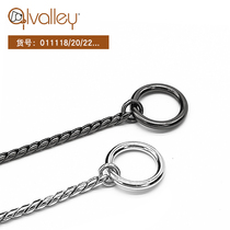 US imported ALVALLEY metal snake chain dog leash dog chain P chain collar race leash traction