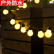 Outdoor waterproof solar decorative lights layout creative wedding led lights flashing lights string lights star lights small bulbs