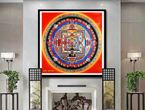 Thangka Mandala town house thangka Nepal hand-painted thangka large-size porch hand-painted Tibet thangka