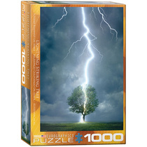 Eurographics Canada imported jigsaw puzzle adult jigsaw lightning hit tree 1000 pieces puzzle