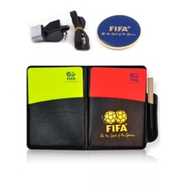 Football referee red and yellow card game picker referee special whistle set professional referee equipment