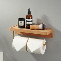 Toilet paper towel box Toilet paper towel rack Punch-free log roll paper rack Wall-mounted toilet paper box rack