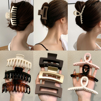 Simple hairclip back head grab clip female summer large bath hair card ins Net Red Shark clip hair headgear