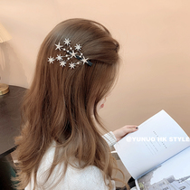 Net Red Girl hairclip elegant side clip temperament hair clip clip headdress Korea 2021 new top clip summer