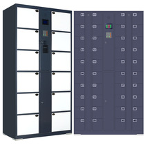 Factory direct fingerprint barcode coin-operated self-coding swipe smart phone storage cabinet charging cabinet USB mobile phone cabinet