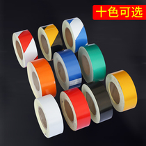  PVC warning wide tape 48mm floor carpet tape black yellow red yellow wear-resistant reflective tape Black macular horse line
