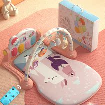 Newborn baby gift box baby multifunctional piano fitness stand 0-12 months educational early education rattle comfort toy