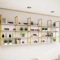 Wall shelf space-saving Multi-wine rack wall-mounted flower Nordic bookshelf cosmetics beauty salon zhan shi jia zi