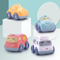 Children's Toy Car Inertia Car Baby Return Car Music Sound and Light Toy 0-3 Years Old