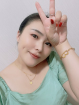 Hong Kong AIFEISUO AIFIA foot gold custom letter bracelet