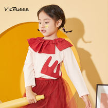 viciusss2021 new baby girl foreign-style ruffled fake collar cute princess middle-child accessories shawl