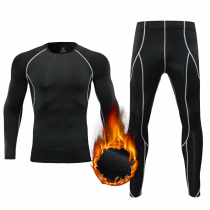 Childrens badminton suit set mens and womens tennis ping-pong running quick-dry sportswear autumn and winter long-sleeved trousers