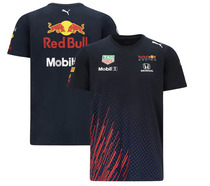 f12021 season racing suit Short sleeve T-shirt Mercedes Red Bull Ferrari Mclaren Williams clothes car