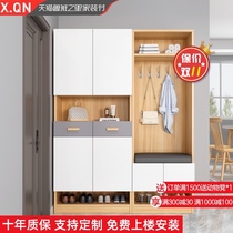 Shoe cabinet home door large capacity and space saving storage entrance cabinet balcony storage simple modern hall cabinet