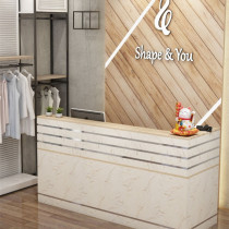 Simple cash register shop small net red front desk reception desk high-end dining counter smoke hotel commissary bar counter