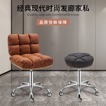 Barbershop big worker stool Hair salon special hairdresser chair Beauty stool Rotating explosion-proof round pulley big worker chair