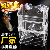 Aquarium acrylic fish tank Peacock isolation box incubation box breeding box partition box small fry isolation box large