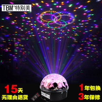 ktv flash bar light LED stage lamp living-room swivel dancing festoons dorm room trampoline lamp home magic ball light