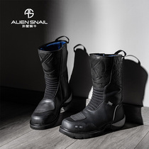Alien Snail Waterproof Tension Boots MT-30 Comfortable Breathable Leather Mid Boots Shoes Protective Wear-resistant Men and Women Outdoor