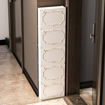 Shoe Rack Household Doorway Containing Province Space Ultra Narrow Clip Slit Door Rear Shoe Rack Small Dust-Proof Simple Ultra Slim Shoe Cabinet