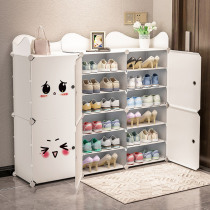 Shoe cabinet simple door home indoor good-looking storage bedroom net red large capacity dormitory dustproof multi-layer shoe rack