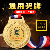 Medals custom-made Kindergarten gold medal Childrens listing Gold and silver Bronze medal Creative Games champion Student medal