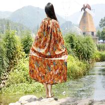  Outdoor seaside swimming easy change of clothes Skirt cover artifact field change of clothes occlusion arming walking cloak quick-drying